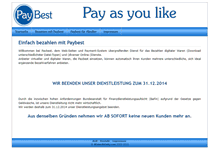 Tablet Screenshot of paybest.de
